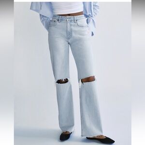Abercrombie & Fitch curve love the 90s relaxed Jean high rise